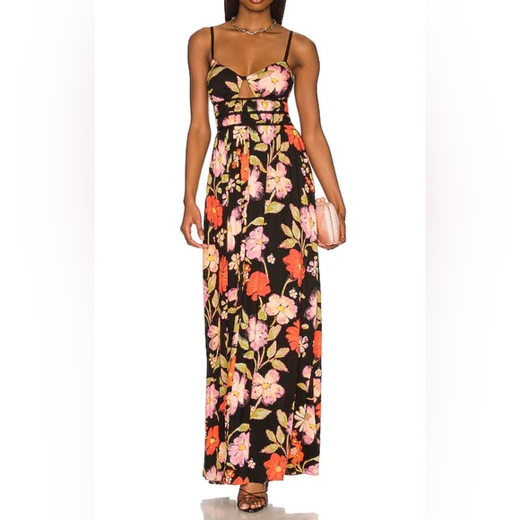 Free People Dresses & Skirts - Free People Oversized Floral Wisteria Maxi Dress Size S
